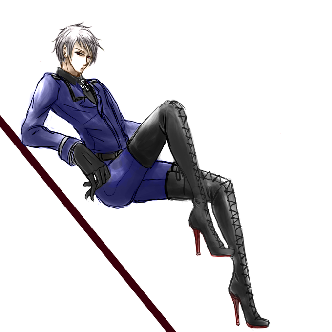 ヒールブーツのtwitterイラスト検索結果 古い順