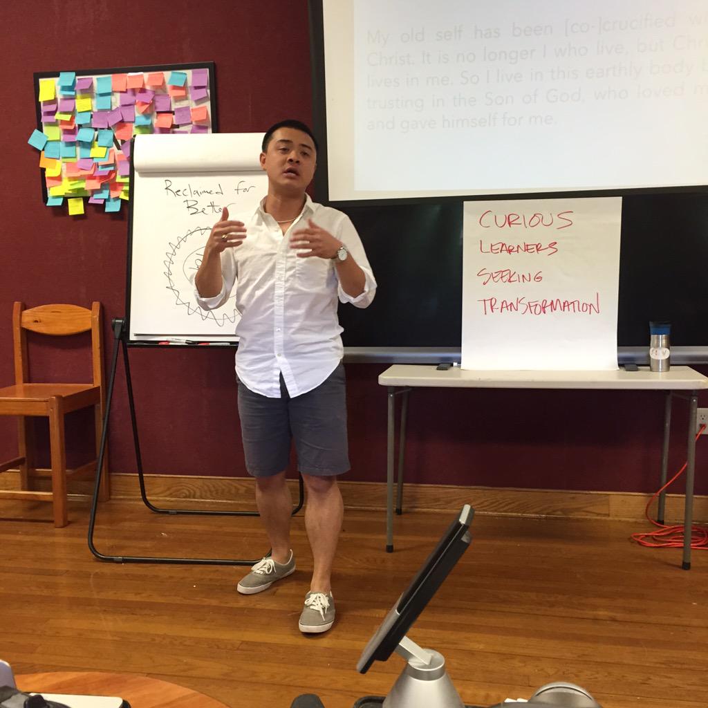 IVRockbridge's tweet photo. "Do you pray to GET God's attention or because you HAVE God's attention?" @SuperHsu #idt15 #rb15 http://t.co/lhOescxlA8