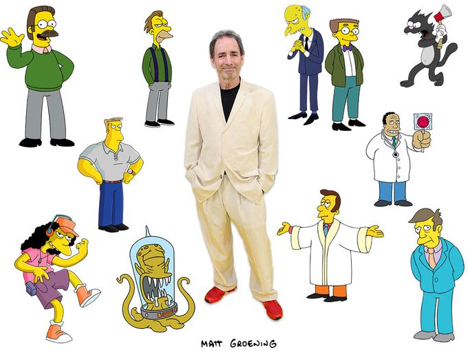 A guide to Harry Shearer's "Simpsons" characters. 