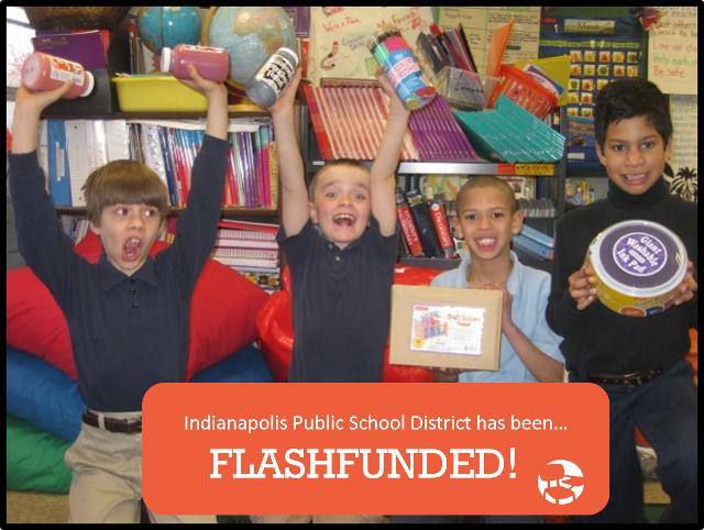 CRMJen's tweet photo. YES! RT @DonorsChoose: @salesforce  #flashfunded all @DonorsChoose Indy Public School District projects! http://t.co/jBGnrv9KER