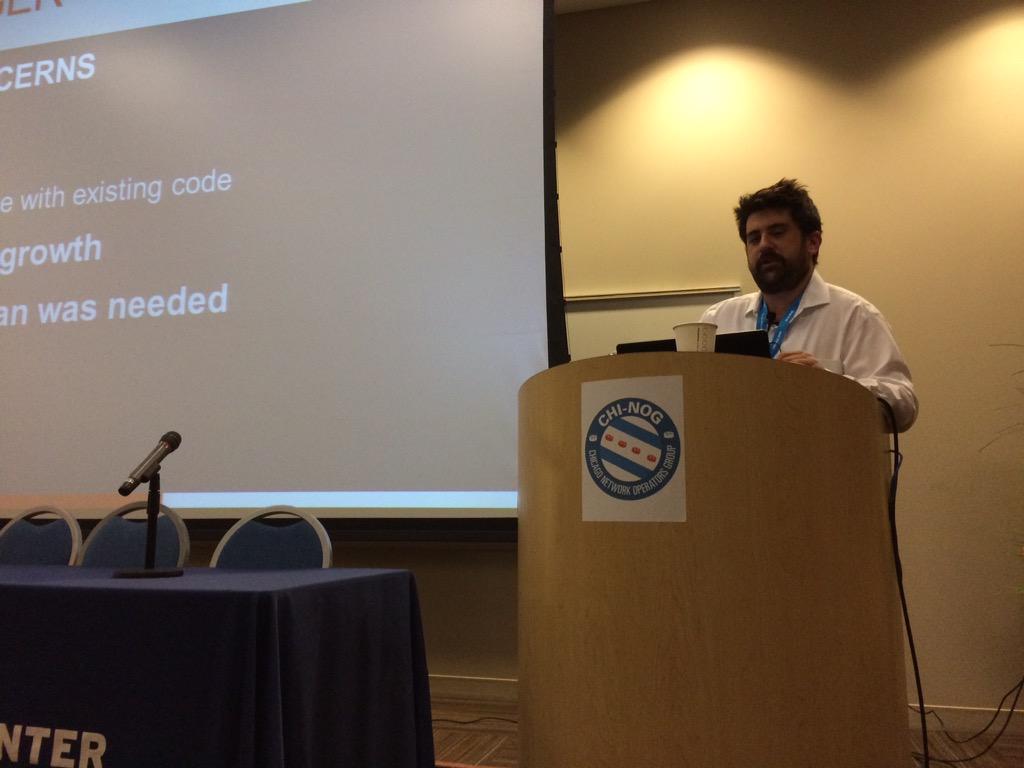 Matt Griswold speaking on automating IXPs <a href="/united_ix/">United IX</a> at #chinog05
