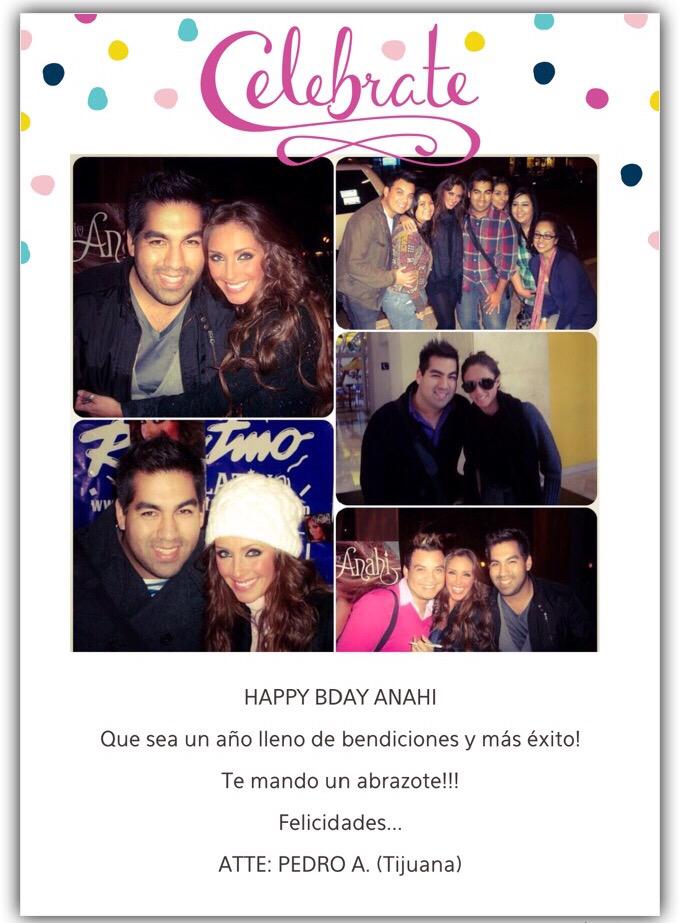 HAPPY BDAY mis mejores deseos para ti!!!  
