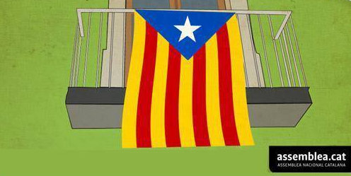 assemblea's tweet photo. Canviem el prohibim per l'omplim: Omplim els balcons d'estelades. Omplim les urnes de vots #24M http://t.co/RS5tRiVc7c