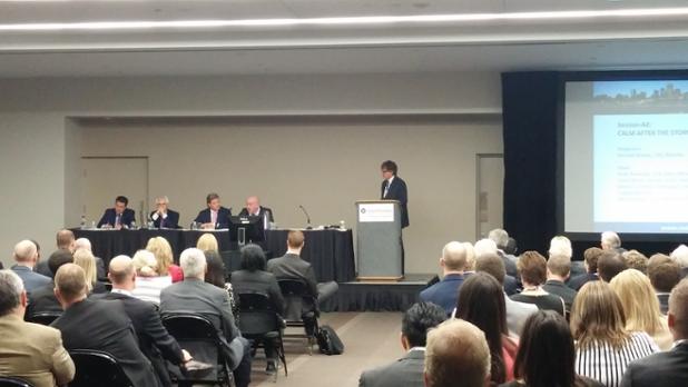re_forums's tweet photo. What's happening with western REITs? The experts weigh in at #EREF15.  @REALpac_News @KPMG_Canada @BMOCM #CRE #YEGRE http://t.co/ERZywUnQy3