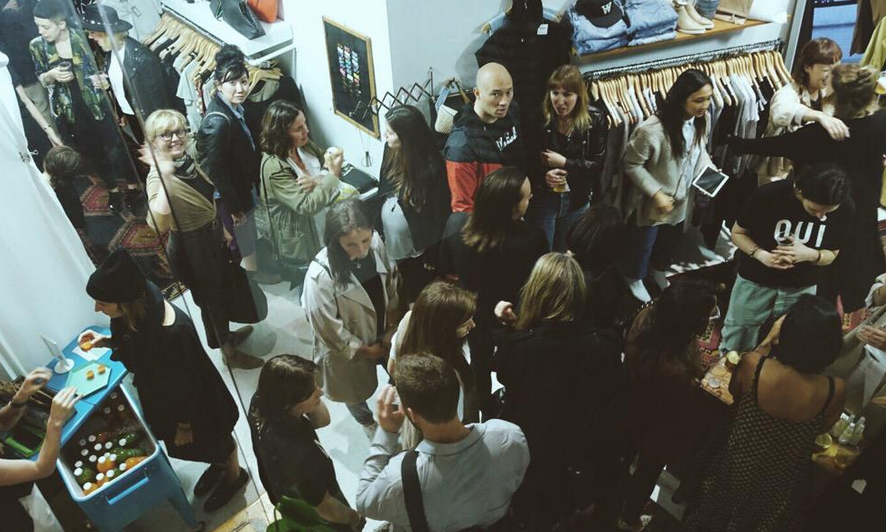 So much fun at the <a href="/garmentory/">GARMENTORY</a> x @oneofafew_ #boutiquelovetour party with @NectarJuicery <a href="/BPPicecream/">Brown Paper Packages</a> &amp; <a href="/reassembly1/">reassembly</a>!