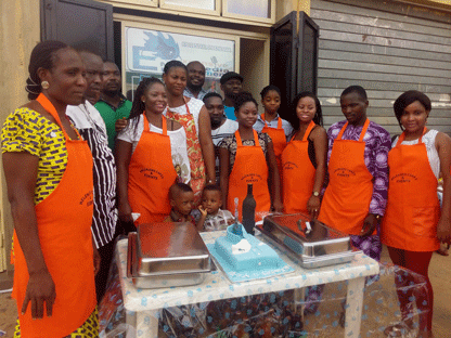 ExpmultiM's tweet photo. Graduation of Ten(10) graduands of the Help One Foundation Free training programme in Collaboration with HelenJeks. http://t.co/nwO0606TbC