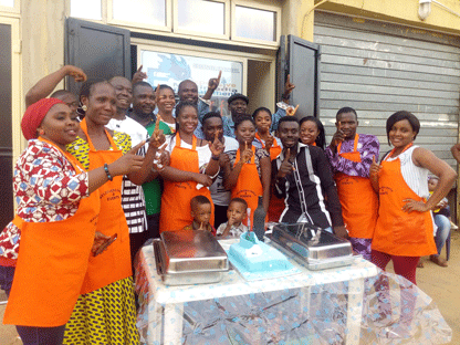 ExpmultiM's tweet photo. Graduation of Ten(10) graduands of the Help One Foundation Free training programme in Collaboration with HelenJeks. http://t.co/nwO0606TbC