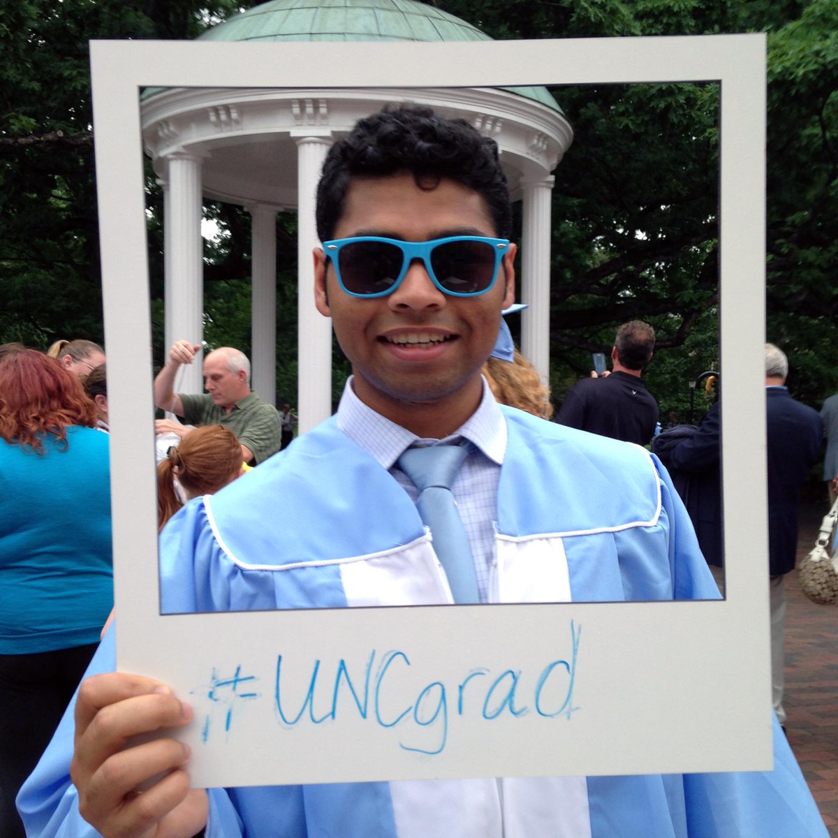 UNC's tweet photo. This was a blast! Photo booth fun with #UNC15 during #UNCgrad weekend: http://t.co/0AiLxfAxIF #UNC http://t.co/CRQwaWjKz3