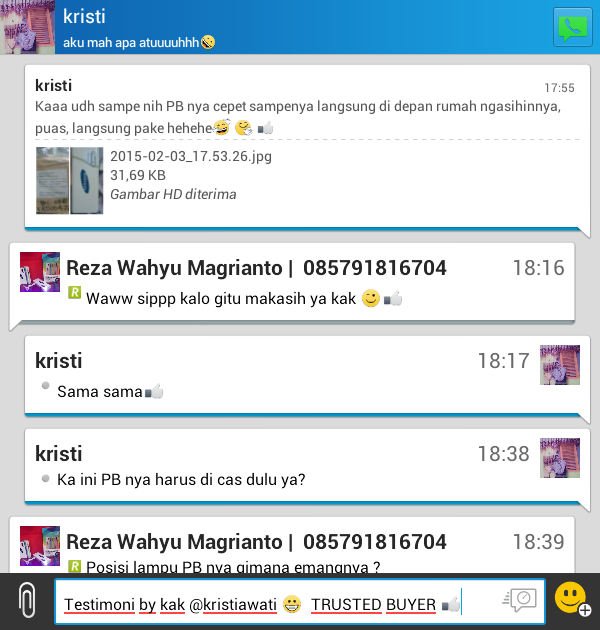 PedagangID's tweet photo. Orderan sampai tepat waktu, Masih belum percaya order disini ;) http://t.co/JcD7En6C6K