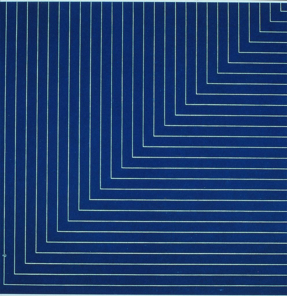 Happy Birthday to Frank Stella, in 1936! This is his \Hampton Roads\, 1961. 