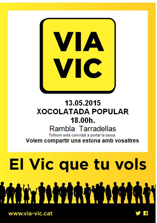 Recordeu: dimecres, a la Rbla. Tarradellas. Us hi esperem! via-vic.cat/programa/