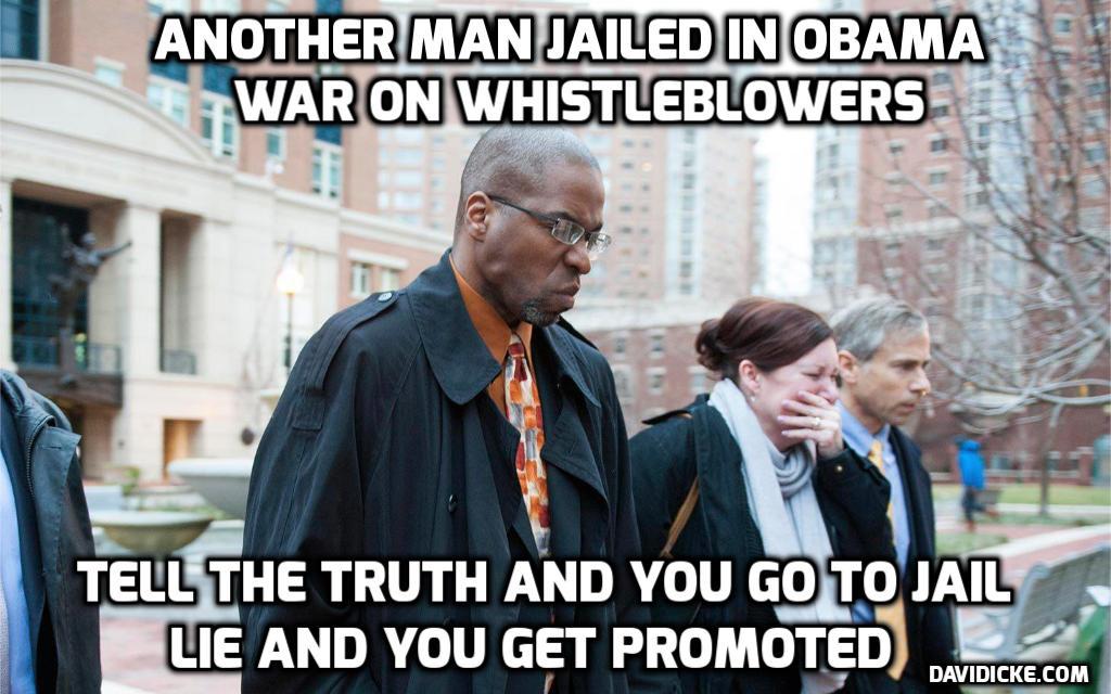 Obama war on whistleblowers - CIA's Jeffrey Sterling sentenced to 42 months in prison: bit.ly/1EyYYfa