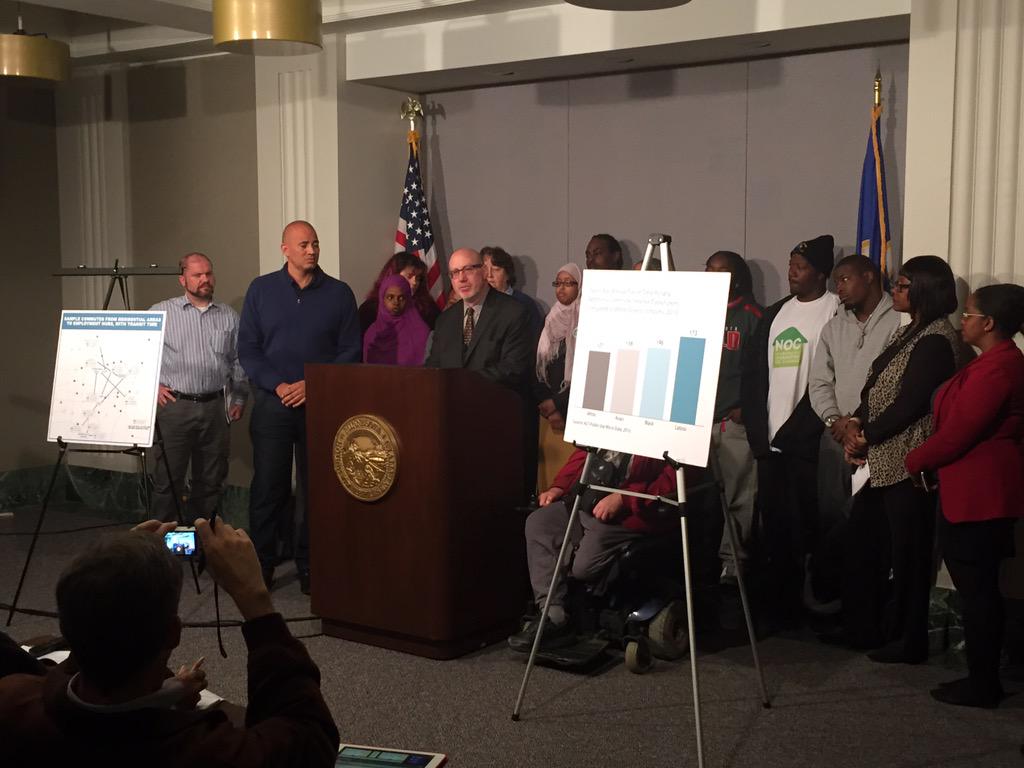 aldi_finds's tweet photo. "What good is a job if you can't get there?" --Rep. Frank Hornstein calling for transit equity &amp; funding #HowWeRollMN http://t.co/3VCTiRbvFl