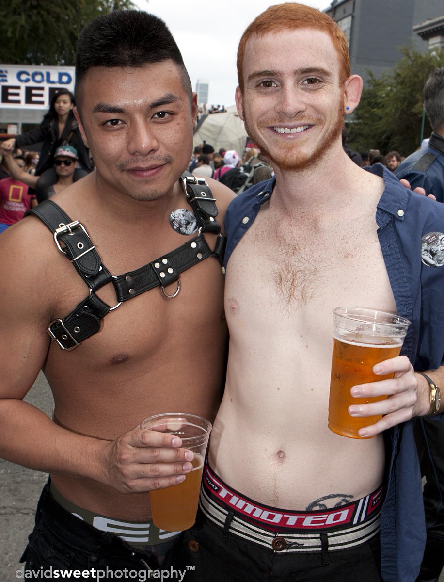 dsweetphoto's tweet photo. #ginger #whiteandasian #shirtless #gay #folsomstreetfair #folsom #leather http://t.co/VgFPn7y2Xi