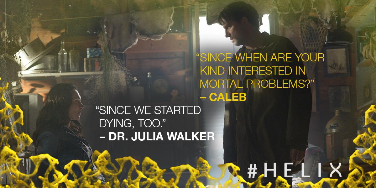 Caleb and Julia had quite the journey in Season 2 of #Helix. What was your favorite part?