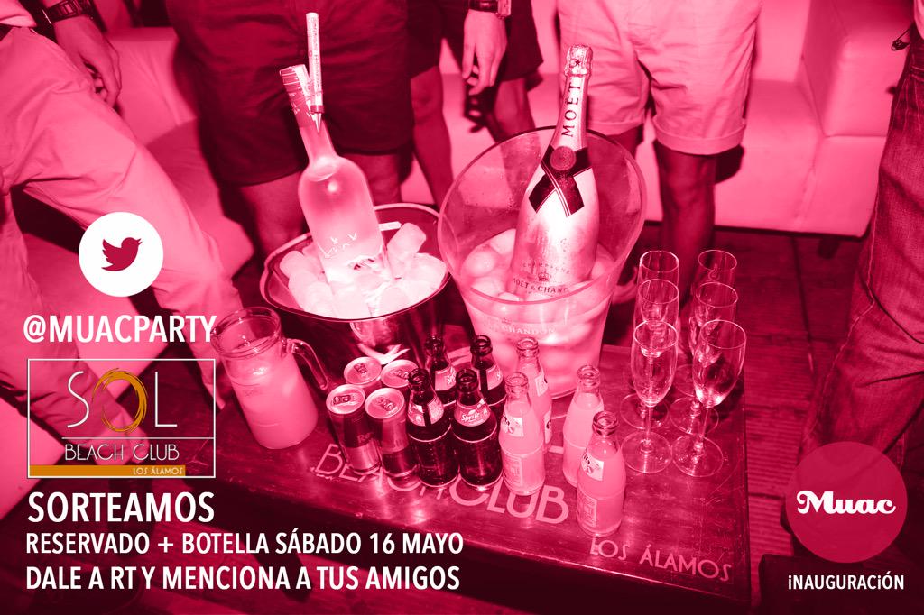 MUACPARTY's tweet photo. 🏆CONCURSO🏆

RT y menciona a tus amigos
SORTEAMOS
RESERVADO+BOTELLA
MUAC💋 @SOLBEACHCLUB 🌴☀️

SÁB 16 MAYO✨INAUGURACIÓN✨ http://t.co/2qEmP6w7BW