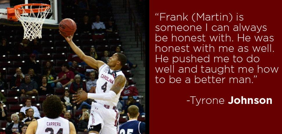 SpursFeathers's tweet photo. With his degree in hand, @GamecockMBB's @TherealTJ3 has no regrets (story) #Gamecocks 
http://t.co/HLVjEhwuZk http://t.co/fCtFtCFhZQ