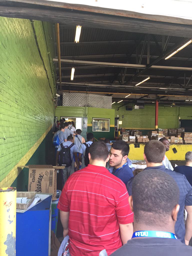 Lining up at the <a href="/CFBNJ/">Community FoodBank of New Jersey</a> #communityserviceNJ <a href="/NFLHSPD/">NFLHSPD</a> <a href="/nyjets/">New York Jets</a> <a href="/FDUDevils/">FDU Devils Athletics</a> <a href="/NYJetsCommunity/">Jets Community</a>