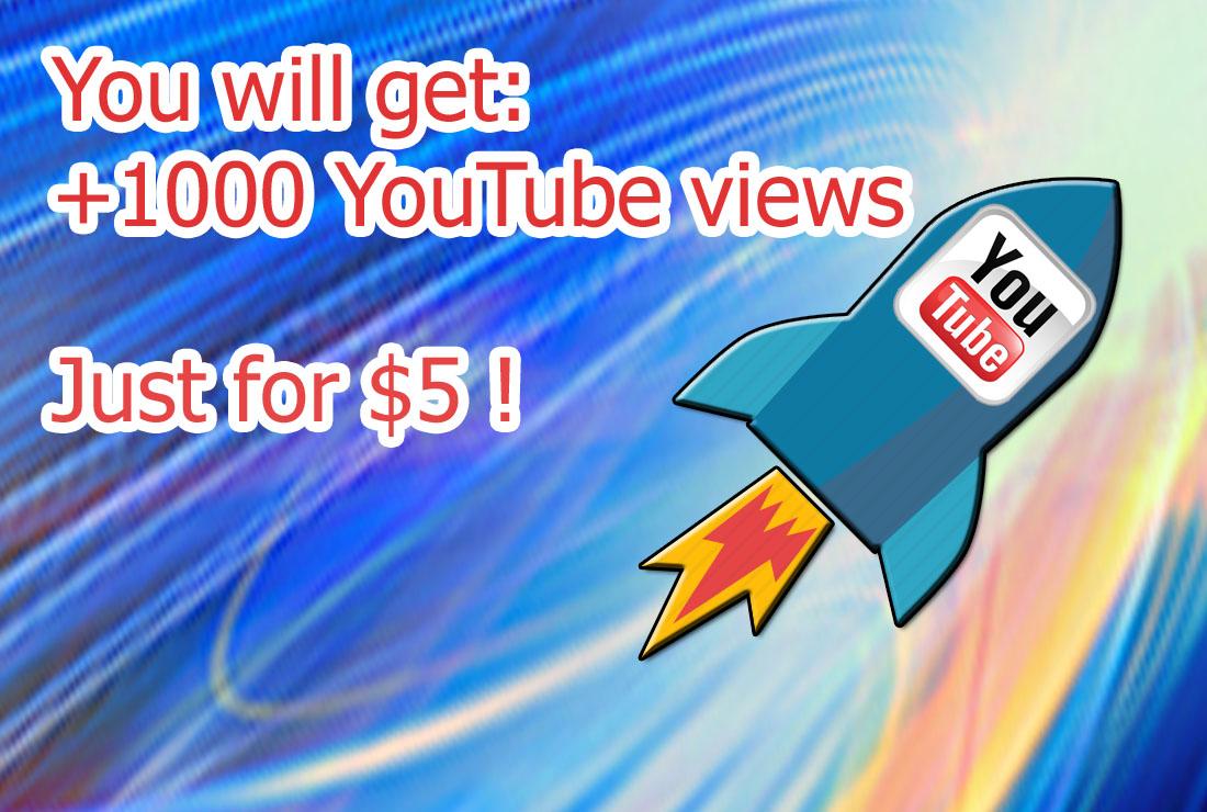 irysojRe's tweet photo. https://t.co/tVnlCyO2jo
I will provide You, 1000+ YouTube views on your video, only for $5 http://t.co/Ta8yLx7reZ