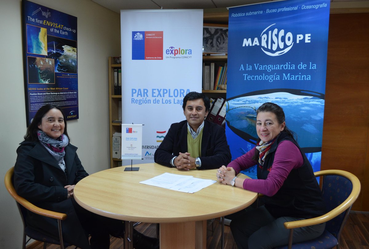 AQUASocial's tweet photo. #Mariscope y @PARexploralagos firmaron #convenio para divulgar #ciencia y #tecnología >> http://t.co/dy1mPHeuNh http://t.co/EGp2ND3WvR