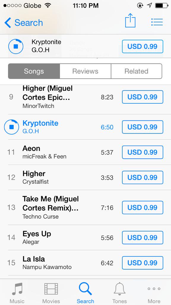 odonipestelos's tweet image. #GOH - KRYPTONITE now on iTunes! #ToneDef #LaBoracay2015