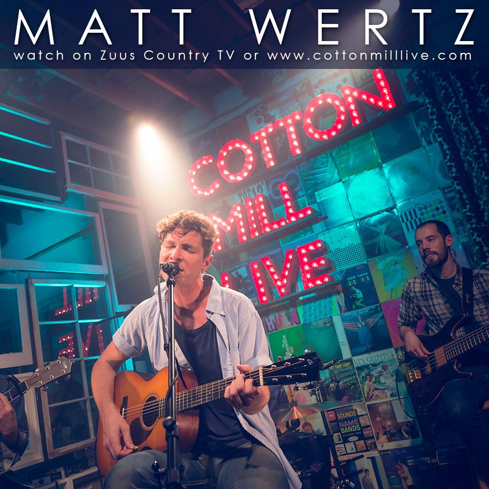 CottonMillLive's tweet photo. @mattwertz brings down the house in his #cottonmilllive episode airing on @ZUUSCountry tonight! #CML #houseconcert http://t.co/1SEP27uyJk