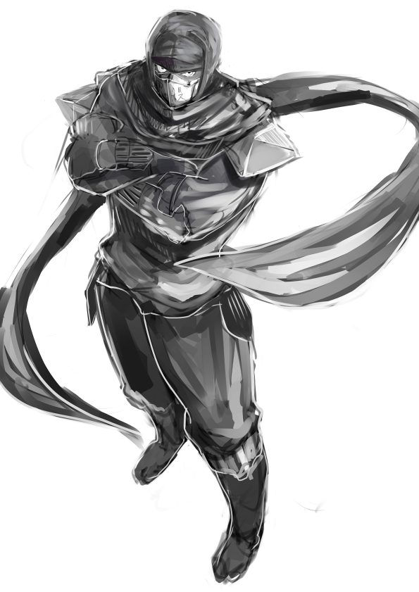 ラクガキに夢中になってたでござるぅ 