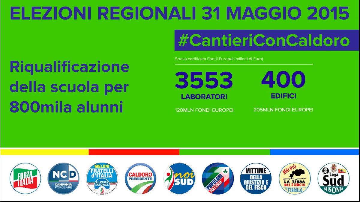 MaroneGuido's tweet photo. @StefanoCaldoro .@PerLaCampania .@AgenparlCampani .@ANSACampania .@Caldoro2015 @Regionali2015 .@gallo442 http://t.co/JfHjv83y9g