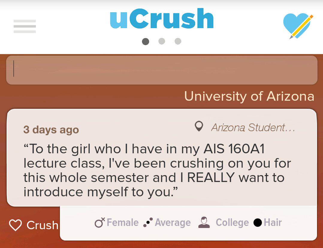 UCrushApp's tweet photo. University of Arizona #crush #finalsweek http://t.co/rtyKP8c5Ab