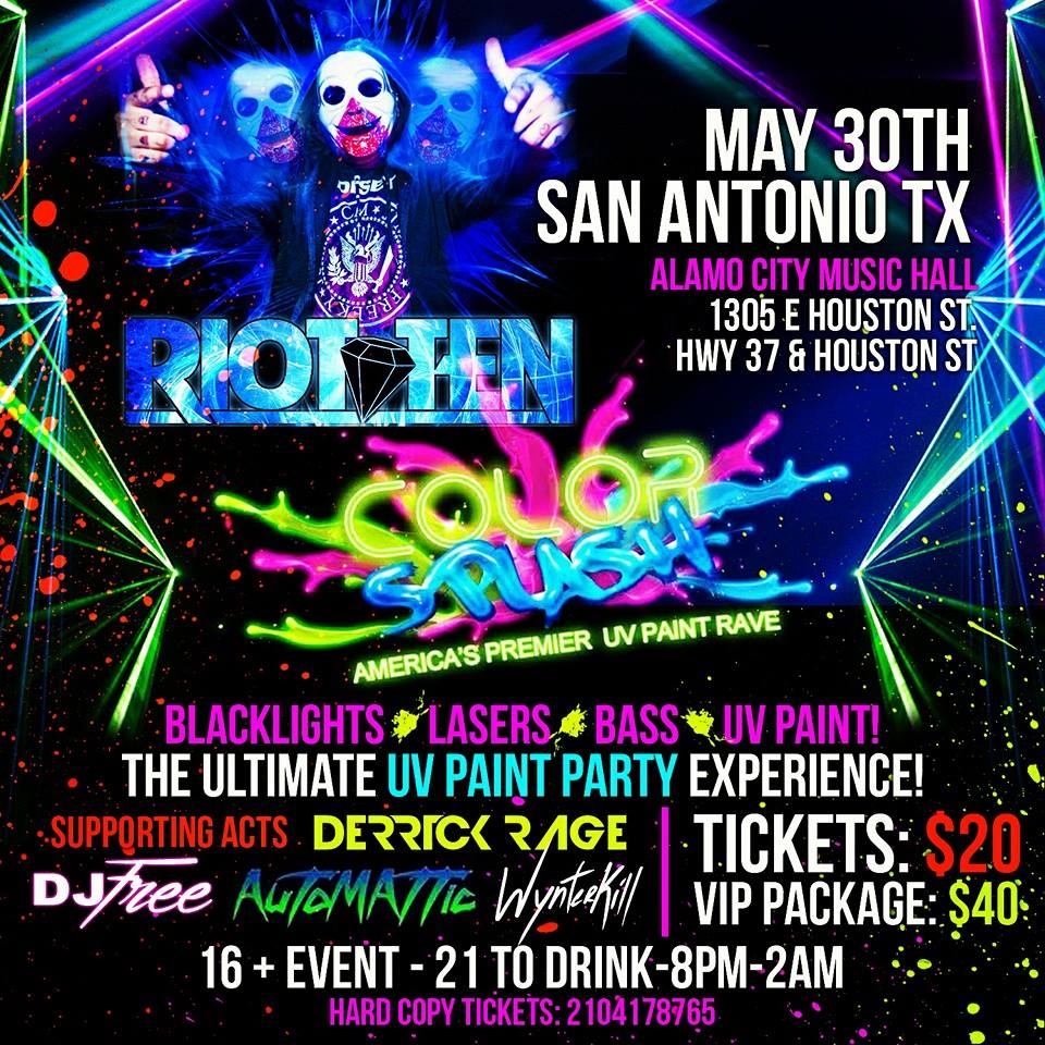 ColorSplashTour's tweet photo. #ColorSplashSA May 30, 2015! Get your tickets now!! online http://t.co/qwIt7DKZB2  or DM me for harcopy info! http://t.co/c2k8UZ3ZSH