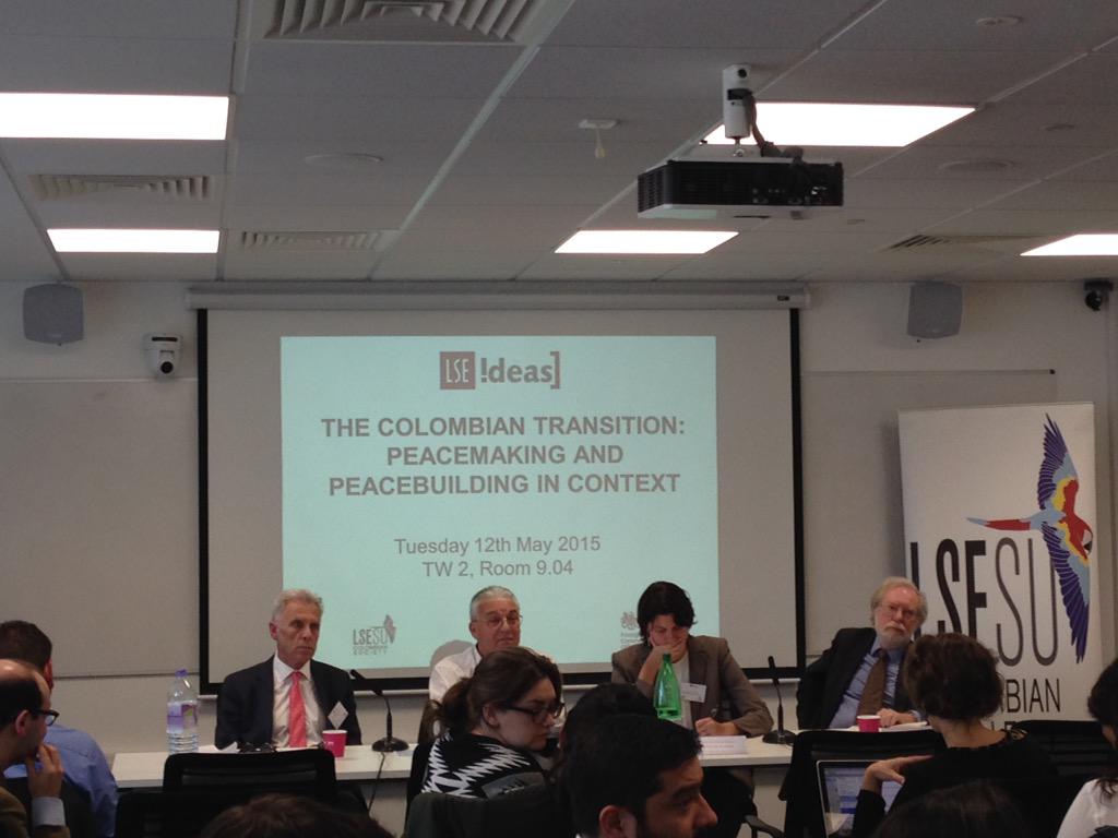 @lseideas #LSEColPeace The Colombian transition: peacebuilding and peacemaking @anamibanez #paulcollier @Uniandes http://t.co/7pLw7olYBw