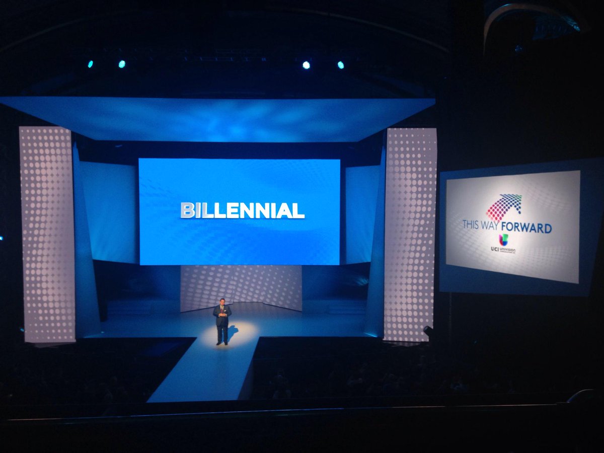 17 out of the top 20 shows for billennials (millennials + bilinguals) are on Univision #ThisWayForward