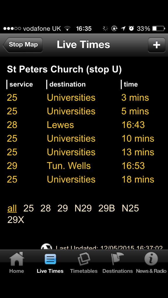 Callumwestttt's tweet photo. @BrightonHoveBus any sign of the 28 due at St. Peter's Church 4-33pm http://t.co/J9SUDPa6J5