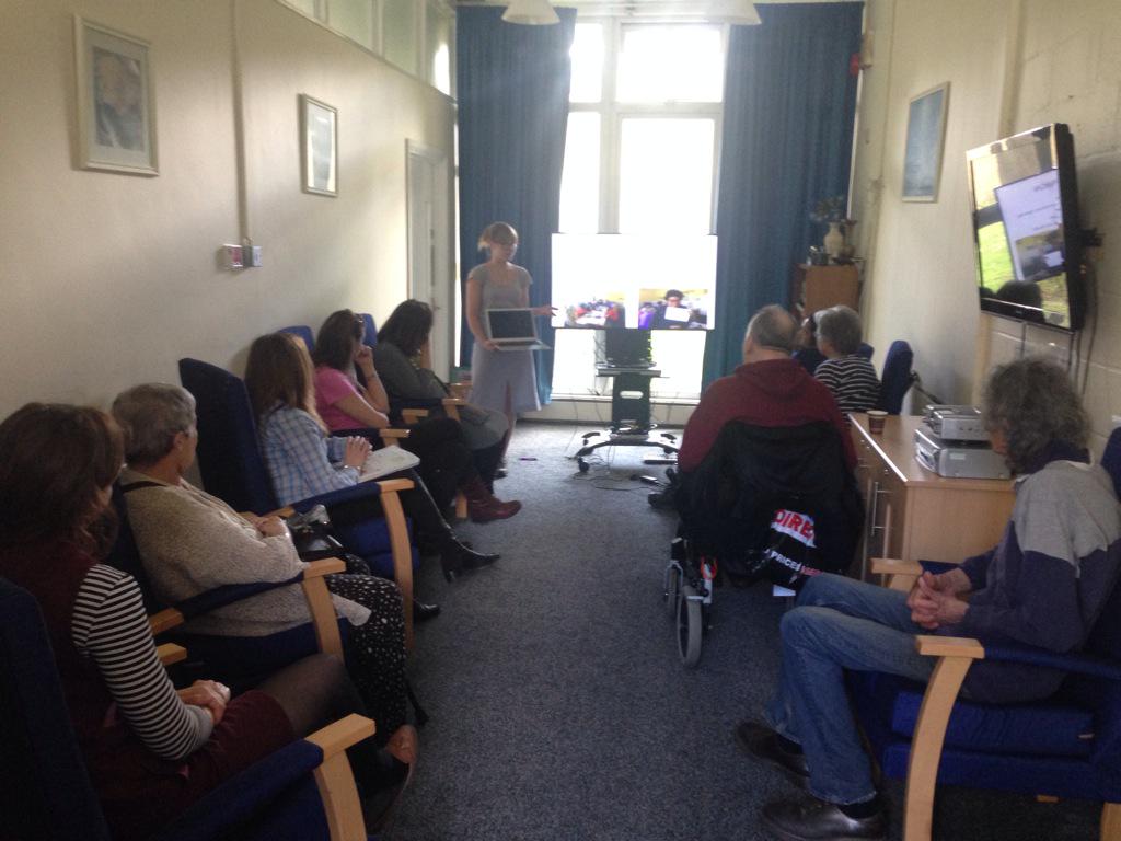 EdwynFilm's tweet image. Presenting our campaign @CamdenCarers #stroke awareness event w/@camdentalking @StrokeAssocLDN @connectaphasia @ageuk