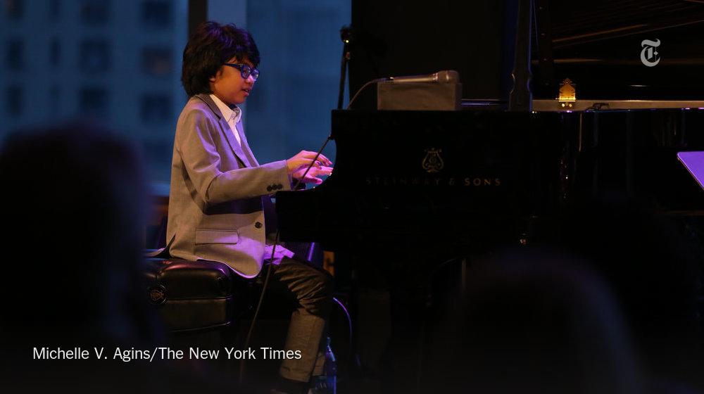 nytimes's tweet photo. Joey Alexander might be the most talked-about child prodigy that jazz has seen in a while http://t.co/cBVqAZeW0o http://t.co/Qu9PALCFvy