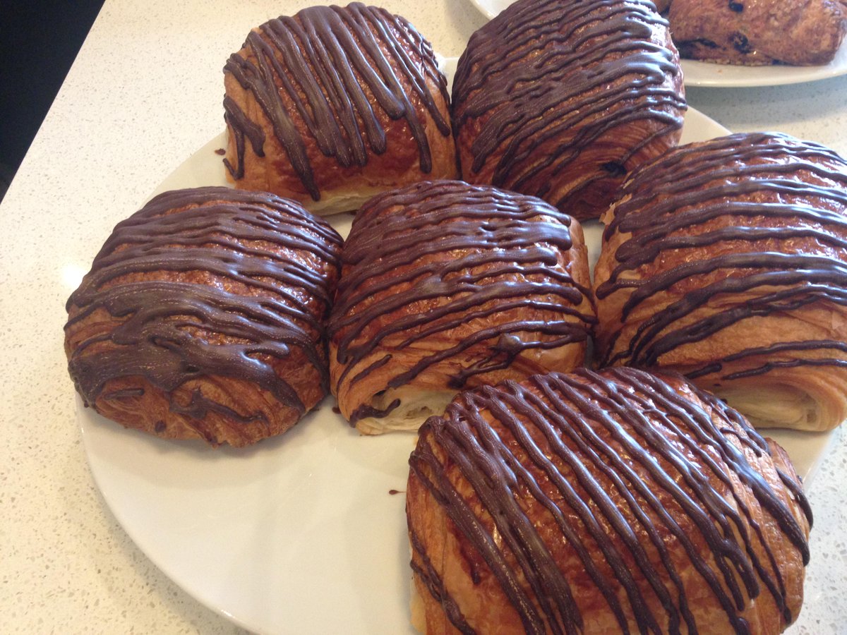 TradestoneCafe's tweet photo. These chocolate croissants are calling your name today!! http://t.co/83dJ4z2bIL