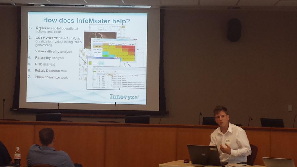 LucityAndrea's tweet photo. @Innovyze #Infomaster takes @lucityinc asset, gis and repair history info to predict likelihood of failure... http://t.co/lj66QKE2lk