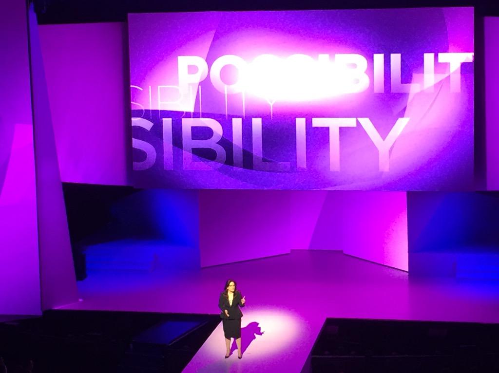 > @univision's CMO @_RodriguezJess takes the stage at #Upfronts2015 #TodoPosible #ThisWayForward