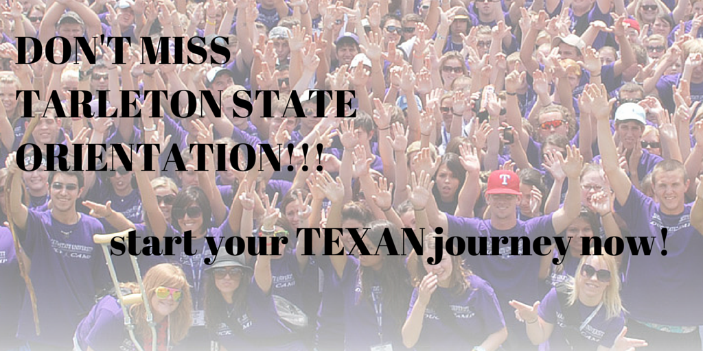 TarletonTxnSvcs's tweet photo. Orientation days are filling up fast! Sign up today!
http://t.co/Mu3RKedmlB #tarletonenroll @19Classof19 http://t.co/zo0a9KvxRD