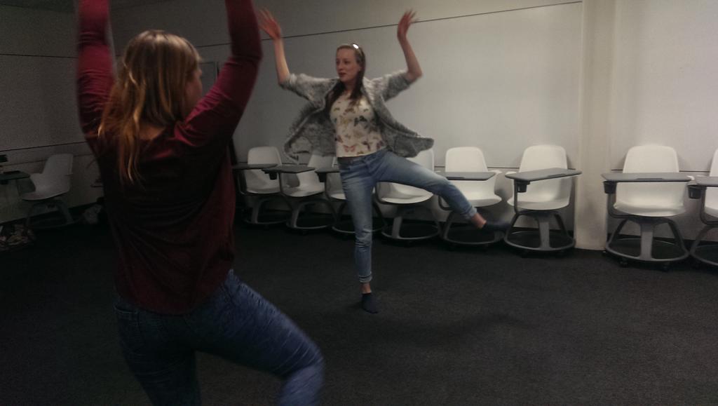 Whatsername_TC's tweet photo. Getting our groove on. 
WT x http://t.co/Id73Axjeh2