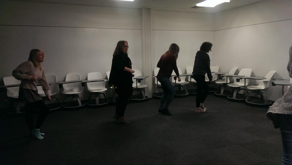 Whatsername_TC's tweet photo. Getting our groove on. 
WT x http://t.co/Id73Axjeh2