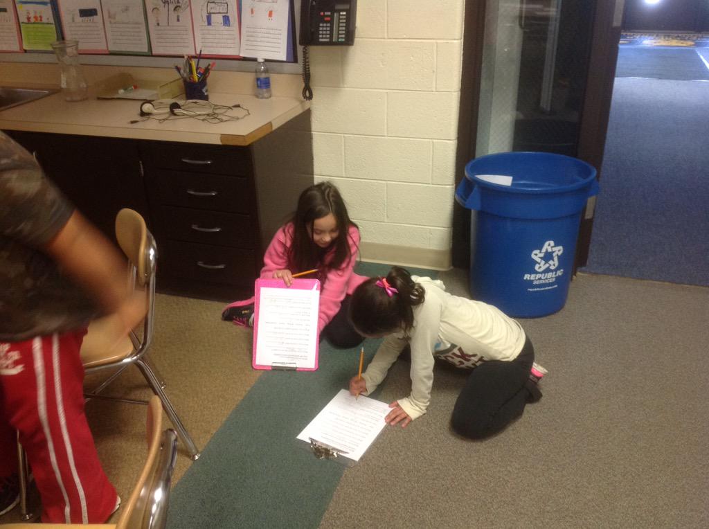 MrWhite2ndgrade's tweet photo. Interviews done now Ss are writing about their classmates. Teamwork &amp; writing go well together. #dg58learns http://t.co/FDmJEGZhQG