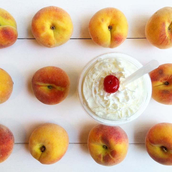 ChickfilA's tweet photo. Stop everything, Peach Milkshakes are back. 🍑 http://t.co/MbMWzYmVRU