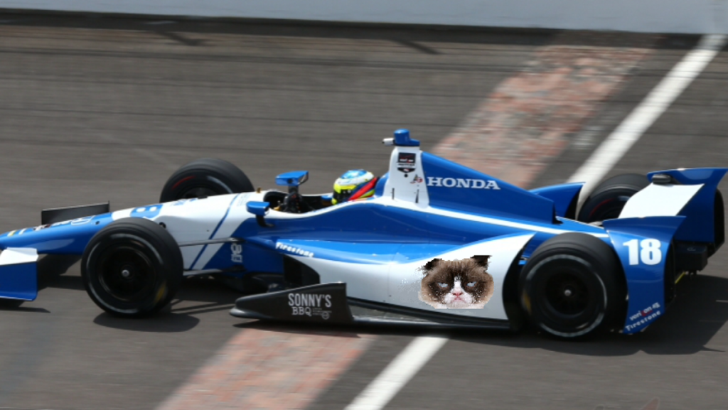 Met with <a href="/Carlos_Huertas/">Carlos Huertas</a> yesterday. He told me, if this gets 1000 RT's that he'll put <a href="/RealGrumpyCat/">Grumpy Cat</a> on the side pods