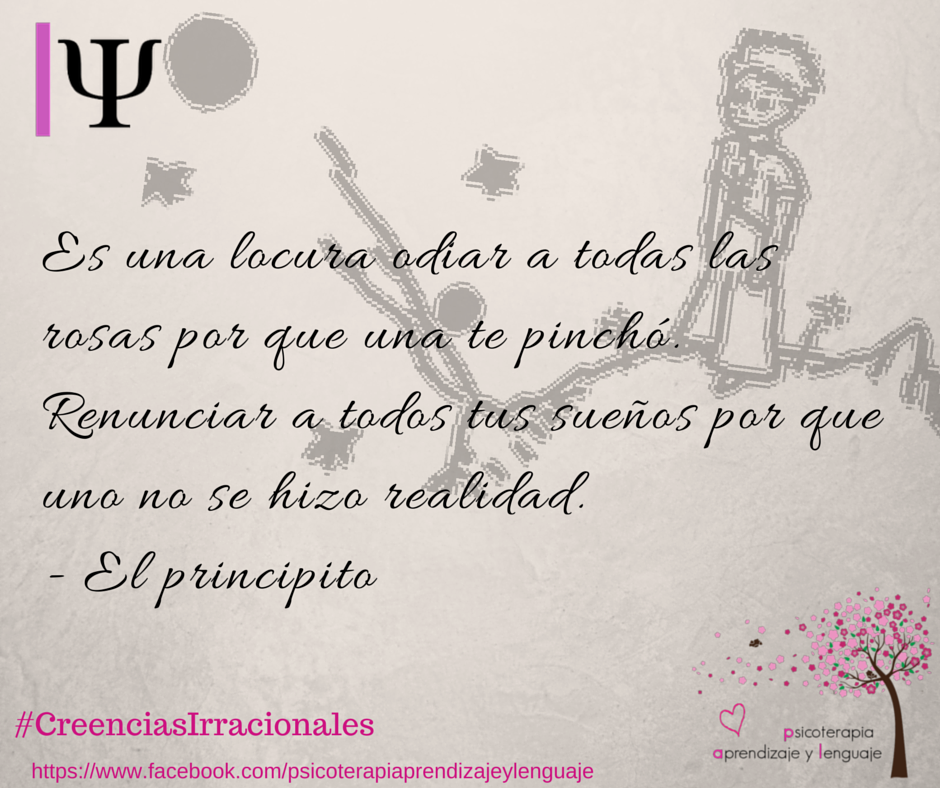 Psicolencorto's tweet photo. Compartimos el #PsicoTema de la semana #CreenciasIrracionales #TREC http://t.co/ExpWUeq86v