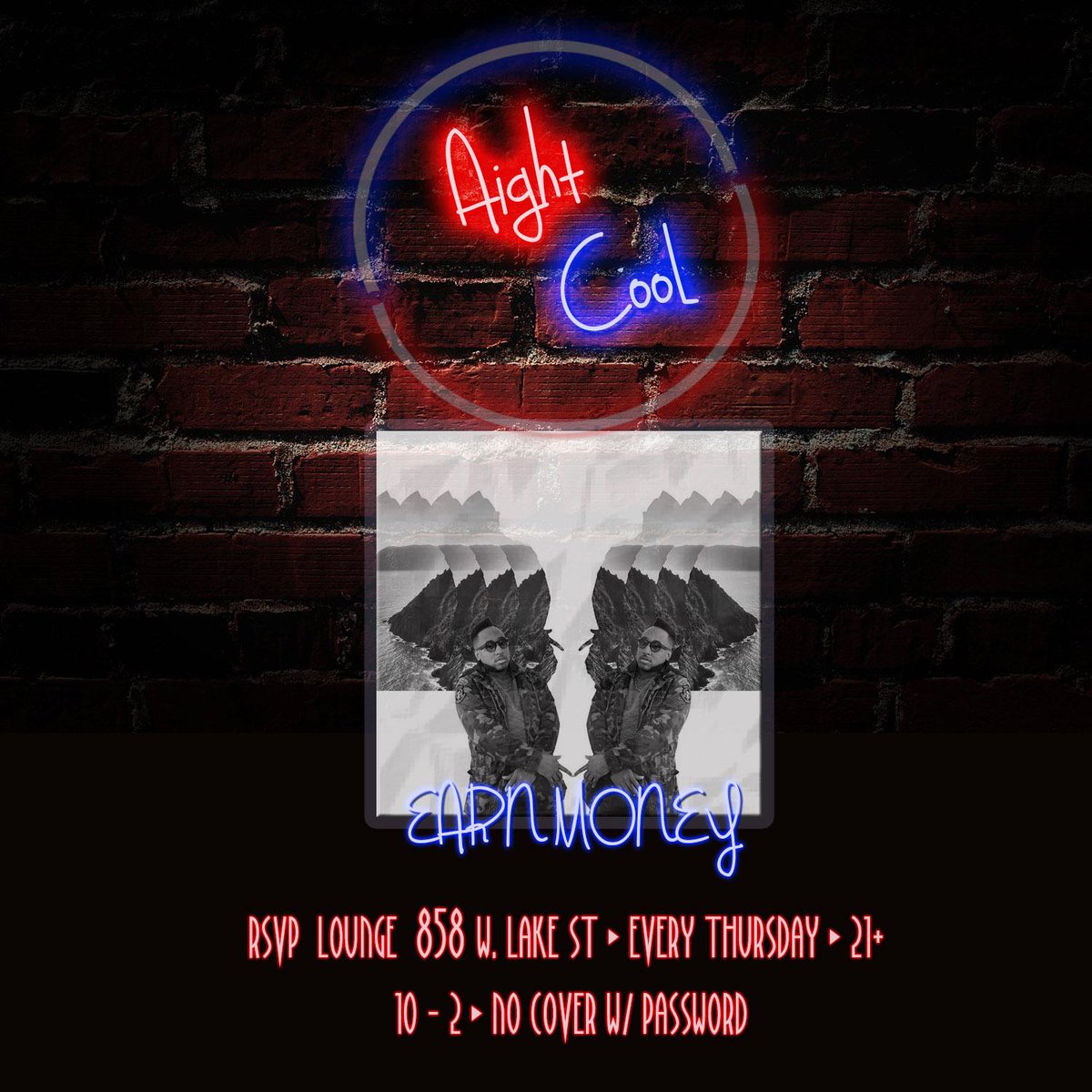 SwankPR's tweet photo. Every Thursday sounds by @DjEarnMoney at RSVP Lounge [858 w. Lake]!!! [21+//Free Entry] #AightCool http://t.co/4O9j1l8ONP