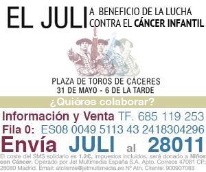 RTVE_Com's tweet photo. .@tve_tve transmite la corrida solidaria de @elJuli por la lucha contra el cáncer infantil http://t.co/oLd7nPonnl http://t.co/fVVjVwtPv5