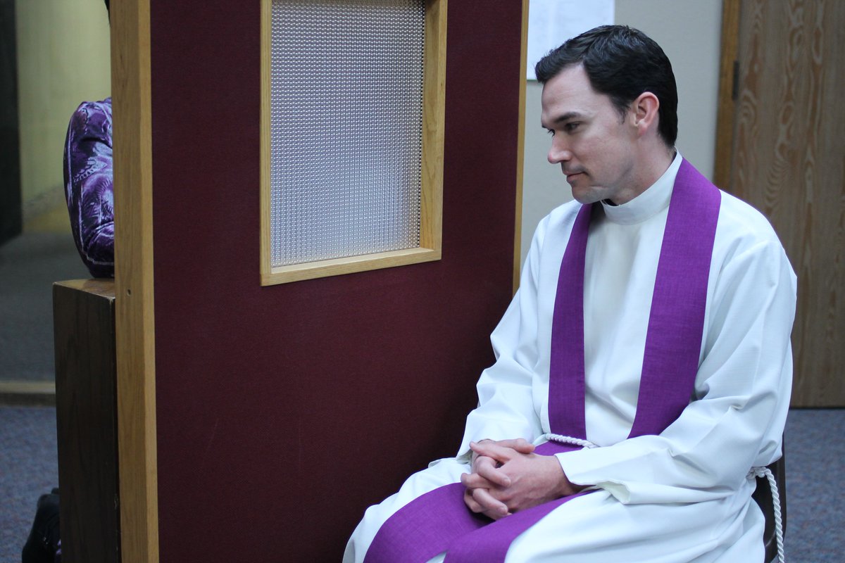 PhoenixDiocese's tweet photo. Hear #TheCatholicConversation with #FrLankeit on the challenges and importance of #Confessions at 11a/8p on @ihradio! http://t.co/3YF6KXiSPK
