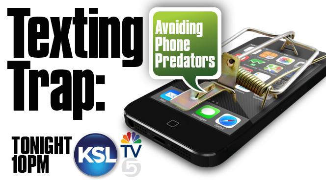 KSLInvestigates's tweet photo. .@debbieksl shows how a text msg can lead to extortion & shares best way to keep your child safe #KSLInvestigators http://t.co/FXq7BcsOYn