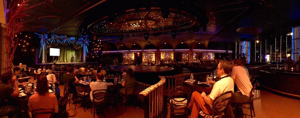 gammons's tweet photo. The wild and wonderful venue for the NYC #ctosummit http://t.co/1dDucpGp5A